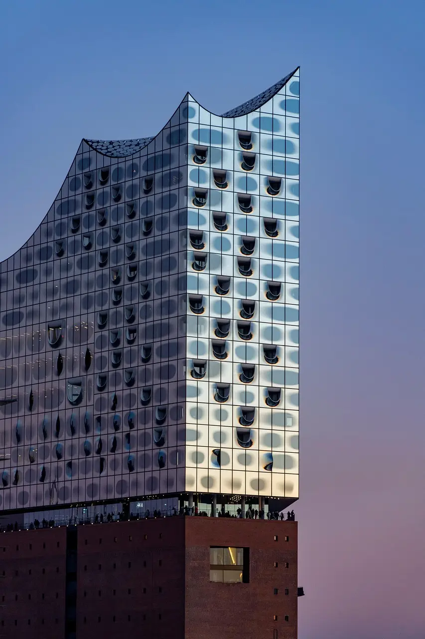 elbphilharmonie, architecture, elbe, hamburg, city, facade, landmark